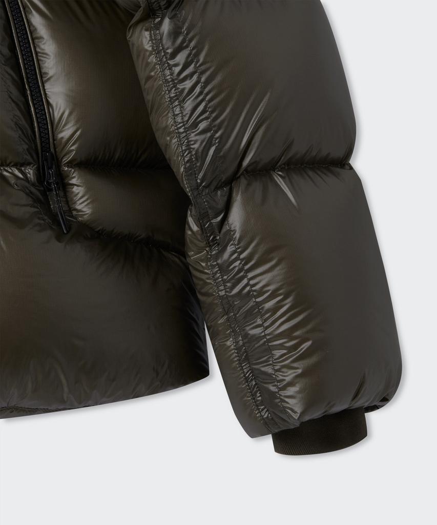 Musinsa Standard [City Leisure] Sheer Ripstop Double Pocket Down Short Padded Jacket [Brown]