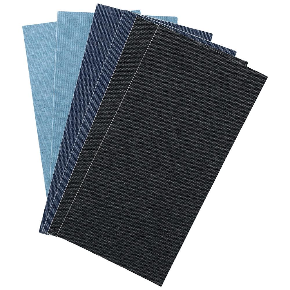 6 шт. Полиэстеровая заплатка для ремонта 3 цвета Полиэстеровая тканевая лента Заплатки Самоклеящаяся заплатка Мебель