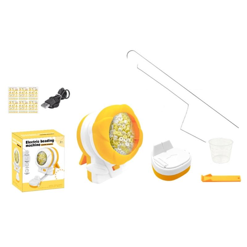 Электрический спиннер для глиняных бусин, набор спиннера для бусин для изготовления ювелирных изделий, браслетов, ожерелий, поделок для талии, USB спиннер для бусин