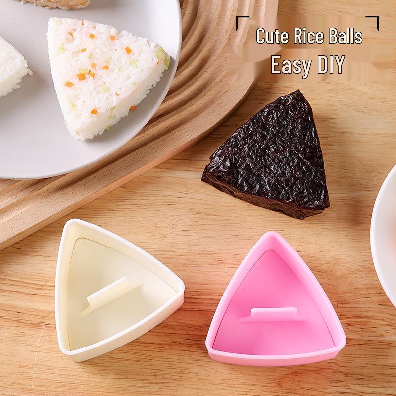 Large Triangular Onigiri Mold - Creative Bento Rice Shape Pressing Box for Cute Cartoon Baby Sushi
