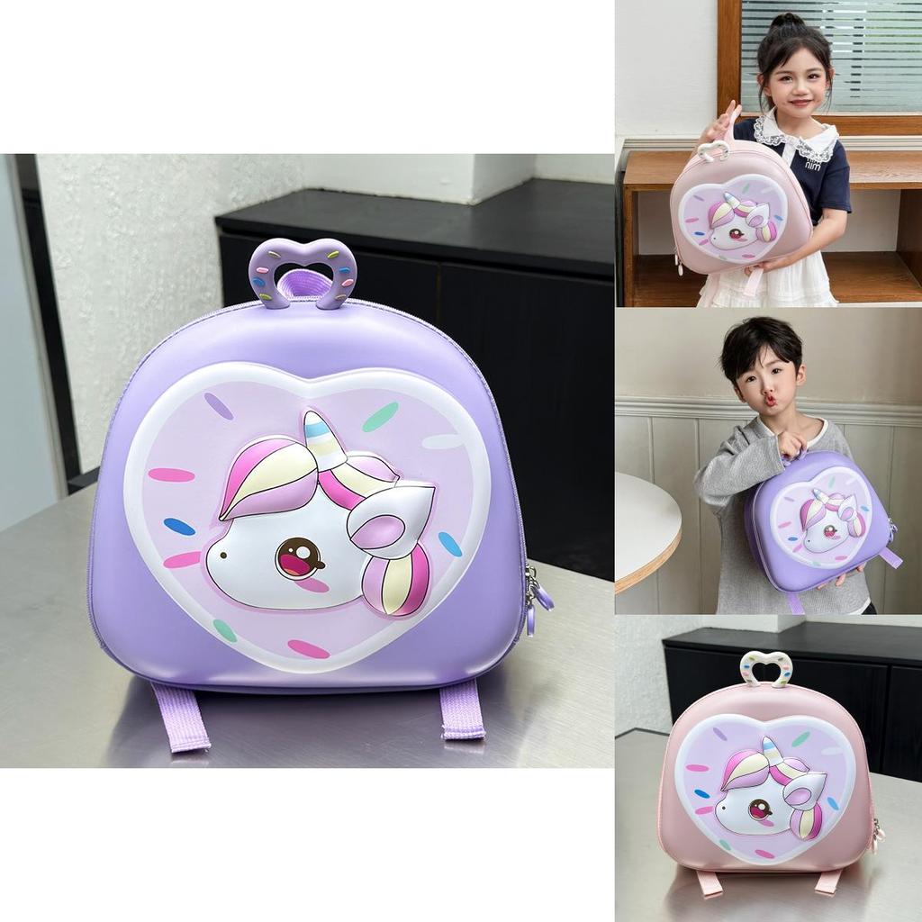 Мультяшный детский рюкзак с 3D узором в виде яичной скорлупы и единорога для школы и детского сада