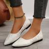 2024 Summer Shallow Lightweight Fashion New Soft-soled Flat Shoes Retro Pointed Toe Elegant Casual Daily Loafers Shoes for Women