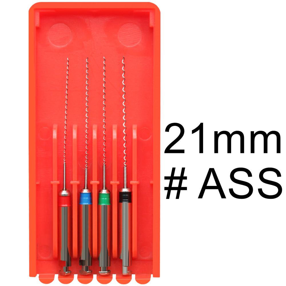 1 Pack 21mm 25mm Dental Rotary Paste Carriers Spiral Filler Lentulo Assorted Engine Filling Dentistry Endodontics Files Tools