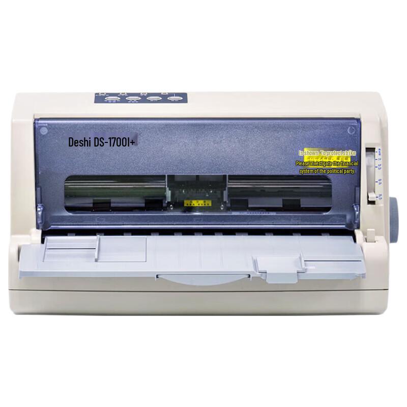 Dascom DS-1700II High-Performance 24-Pin Flatbed Printer CN plug (adapter included)