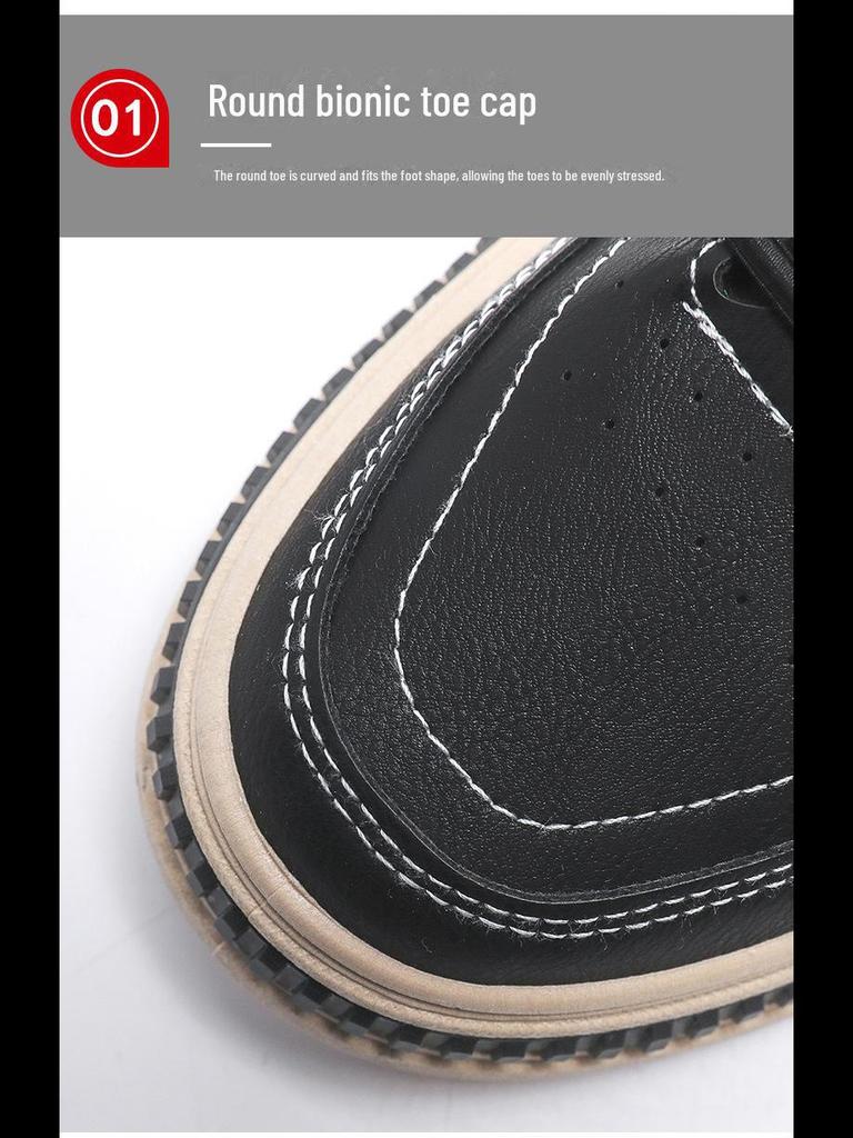 Мужские водонепроницаемые кожаные кроссовки для бега — коллекция весна 2024 г.: Универсальная спортивная и повседневная обувь