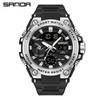 Sanda Men's Multifunctional Waterproof Luminous Military-Style Outdoor Sports Electronic Watch