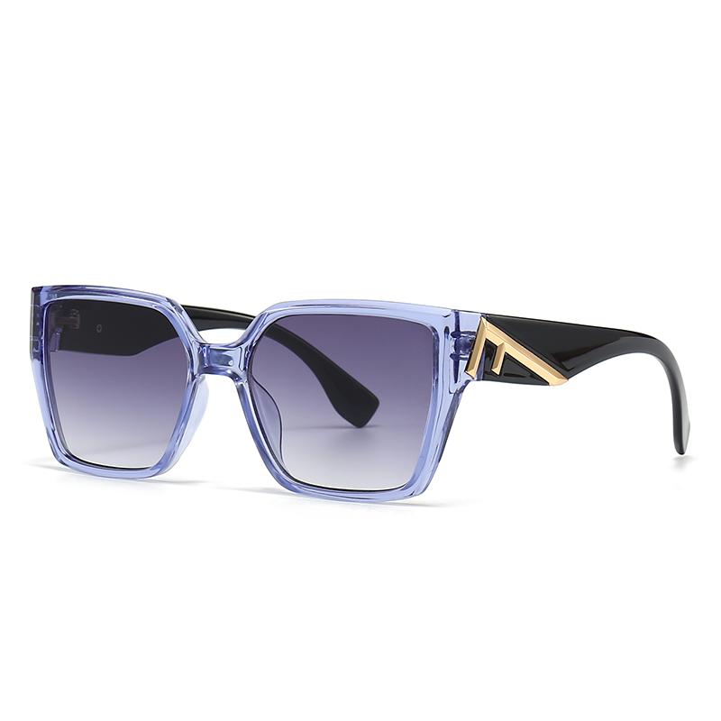 Fentjia Super Texture Square Decorative Sunglasses Men's Fashion Street Photography Sunglasses Sunglasses Women 2320