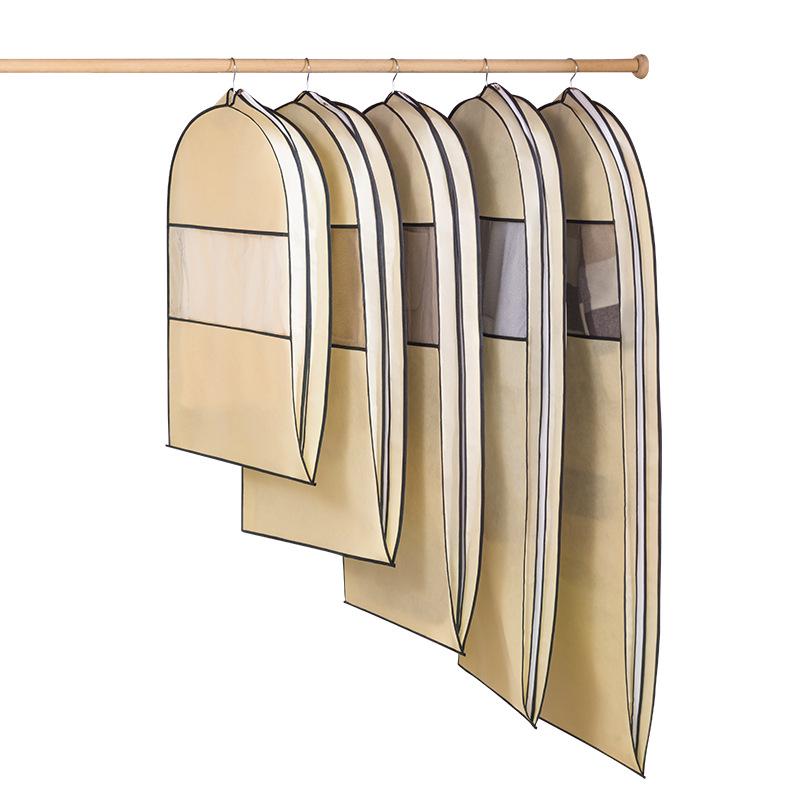 Нетканый пылезащитный чехол для одежды - Полностью закрытое хранение для пальто и костюмов