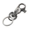 Artemis Classic Rose Lobster Key Silver and Brand Silver Key Key Key Stainless Steel Keychain, Ring, ACK0056, Accessory, Men's Women's, Jewelry,