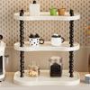 Storage Rack 3 Tiers Great Load Bearing Bathroom Counter Organizer Kitchen Mug Storage Dresser Vanity Tray