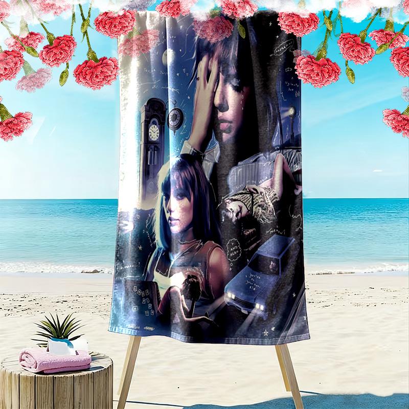 Пляжное полотенце Taylor Print, Большое мягкое быстросохнущее полотенце для пляжа, кемпинга, плавания