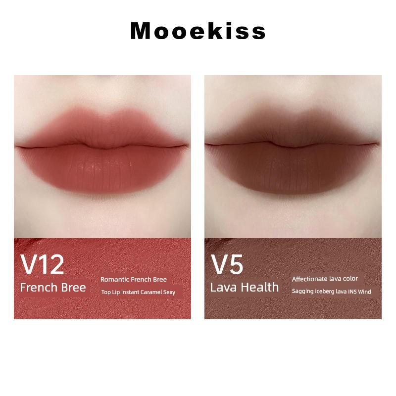 Mukeshi Lip Mud Nude Color Lipstick Lip Glaze V12 Matte Mukeshi Natural Makeup 2026 New Model V06 Lip Gloss