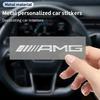 WHJ6 3D Metal Car Emblem Letter Decorative Stickers Badge Decal For Mercedes Benz AMG W204 W205 W203 W211 W201 W210 GLE GLC GLS CLA