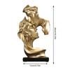Creative Kissing Couple Statue Resin Lover Figure Gold Sculpture Home Office Modern Art Character Desk Decoration Christmas Gift