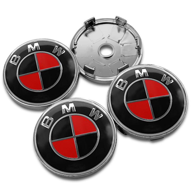 4Pc 56mm+60mm Car Logo Wheel Center Cap Emblem For BMW M Performance E46 E90 E60 F10 E39 F30 E36 F20 E87 E90 E70 Hub Cover Badge