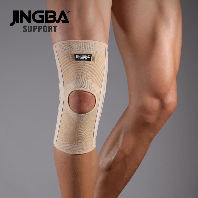 JINGBA SUPPORT Эластичный наколенник, пружинный наколенник, волейбол, баскетбол, защита колена, rodillera deportiva