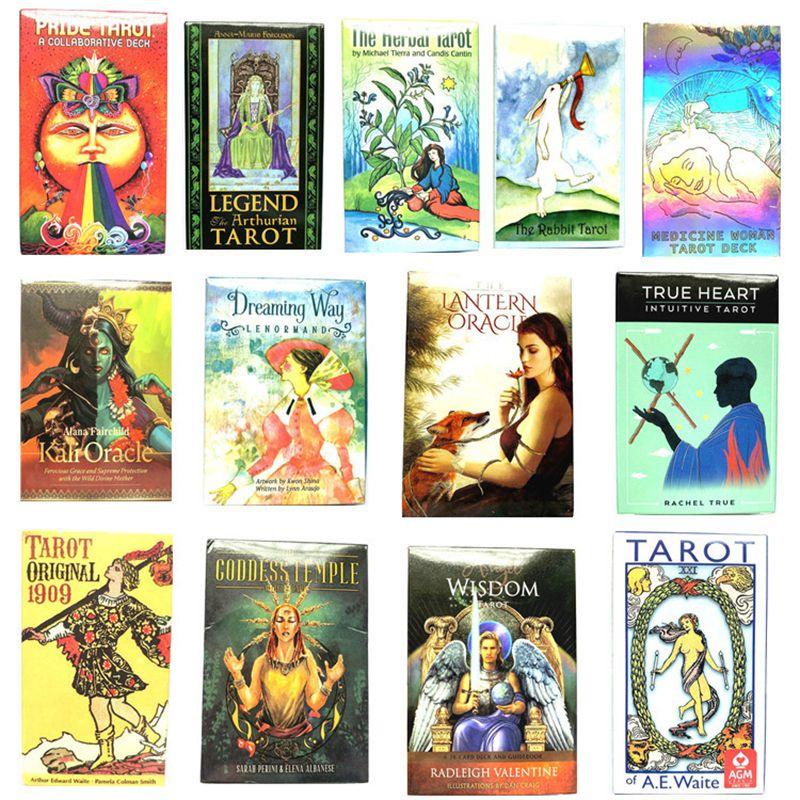 Мистическая колода Таро и набор карт Оракула для просветляющего опыта настольной игры