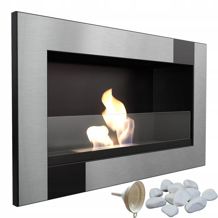 Настенный камин на биоэтаноле GOLF QUBE TÜV с остеклением