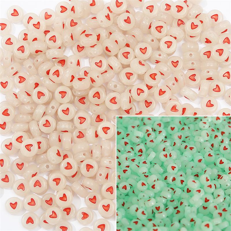 Бусины ручной работы 4*7мм Акриловые россыпные бусины Бусины с алфавитом Плоские бусины Ручная работа DIY Детское раннее образование Изготовление бижутерии Аксессуары Браслет