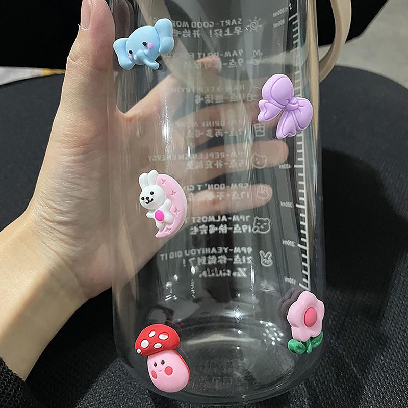 20Pcs 3D Cartoon Diy Handmade Children'S Hair Clip Water Cup Shoes Decor Stickers Cream Adhesive Resin Accessories
