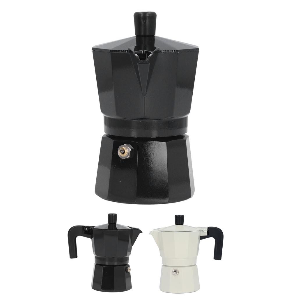 100 мл кофеварка для плиты с двойным клапаном из алюминиевого сплава кофеварка для плиты горшок для кофе