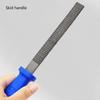 3 Pieces Wood Rasp File Set Alloy Steel Woodworking File, Round, Flat, Semi-Round, File Tools for Woodworking