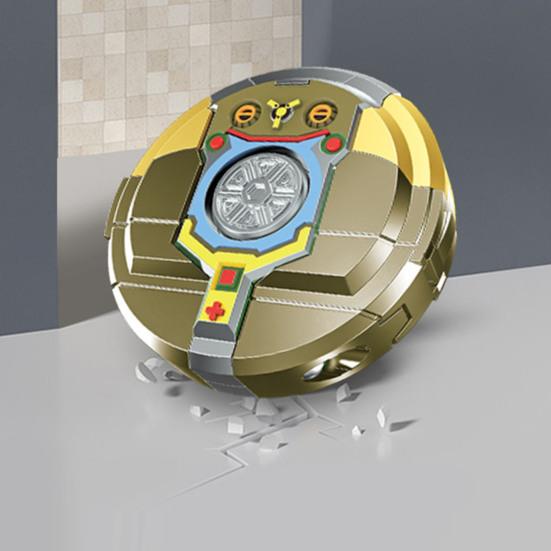 Transforming Robot Spinner Toy Stress Anxiety Relief Deformable Robot Spinning Toy Kids Teens Adults Fingertip Gyroscope Fidget Toy