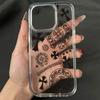 Acrylic Phone Case for iPhone 11 12 13 14 Pro 12 14 16 Pro Max for Samsung A16 A36 A56 S24 FE High-quality Painted Anti-fall Mobile Phone Case