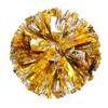 Помпоны для чирлидинга с ручкой Команда чирлидеров Задорные помпоны Металлическая фольга Цветок-помпон для чирлидинга для командного духа Спортивные танцы Вечеринка с поддержкой