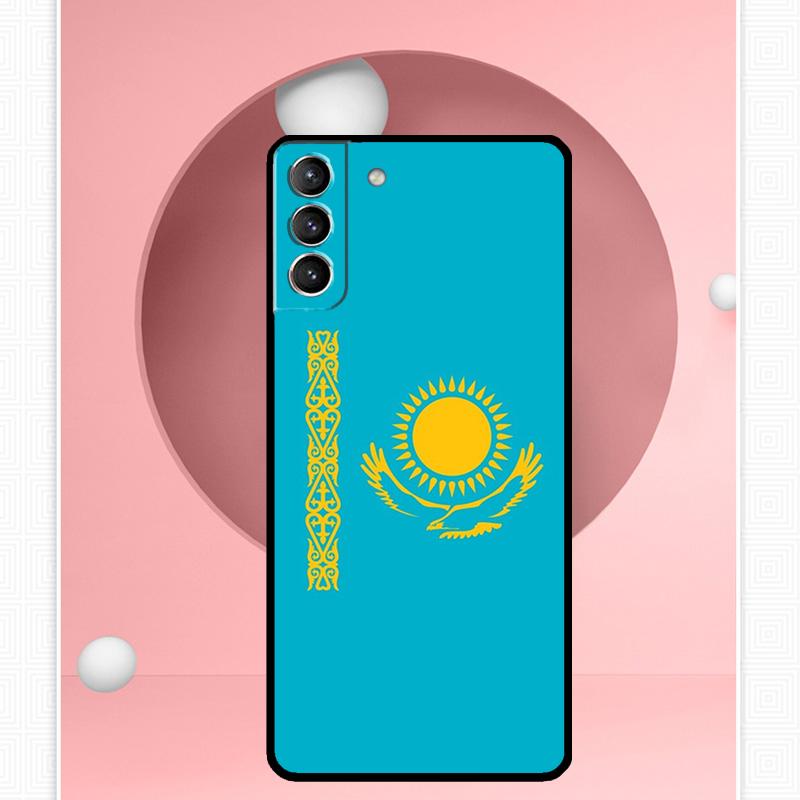 Чехол с флагом Казахстана для Samsung Galaxy S24 Ultra S22 Plus S20 S21 FE S8 S9 S10 Note 10 20 S23 Ultra Cover