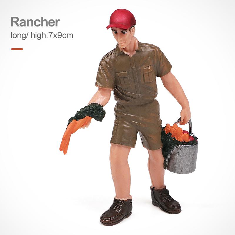 Имитация Фермерских Животных Домашняя Птица Корова Свинья Собака Курица Утка Гусь Детеныш Фигурки Модель Фигурки Развивающая Игрушка Для Детей