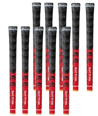 GOLFPRIDE Golf Grip MCC с задней линией красного цвета M60X из Golf Grip Multi-Compound MCC-R (Набор 10)