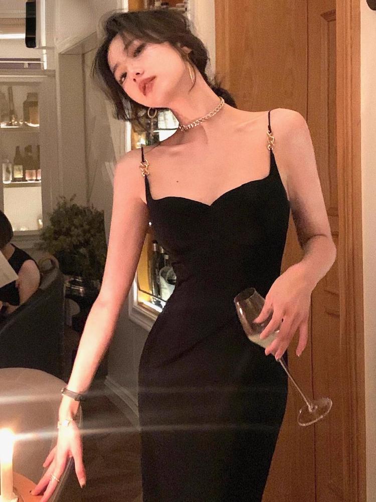 Винтажное дизайнерское модное сексуальное облегающее платье-бодикон для женщин, длинное, для вечеринки, клуба, выпускного вечера, вечернее, на бретелях, миди, летнее 2025, платье