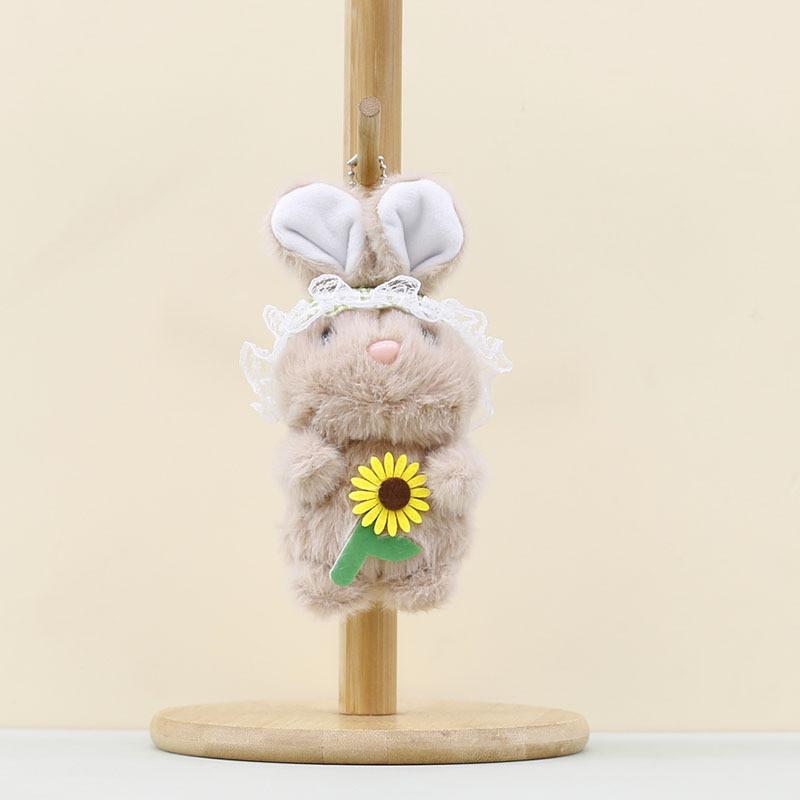 Очаровательный плюшевый брелок в виде кролика с набивкой из ПП хлопка для сумок и детей