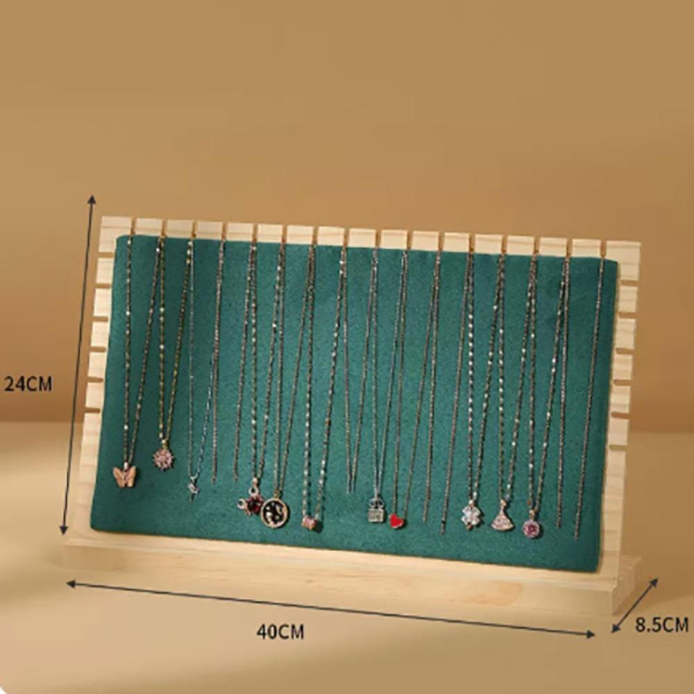New Wood Jewelry Display Stand Square Detachable Organizer Vertical Bangle Storage Rack Jewelry