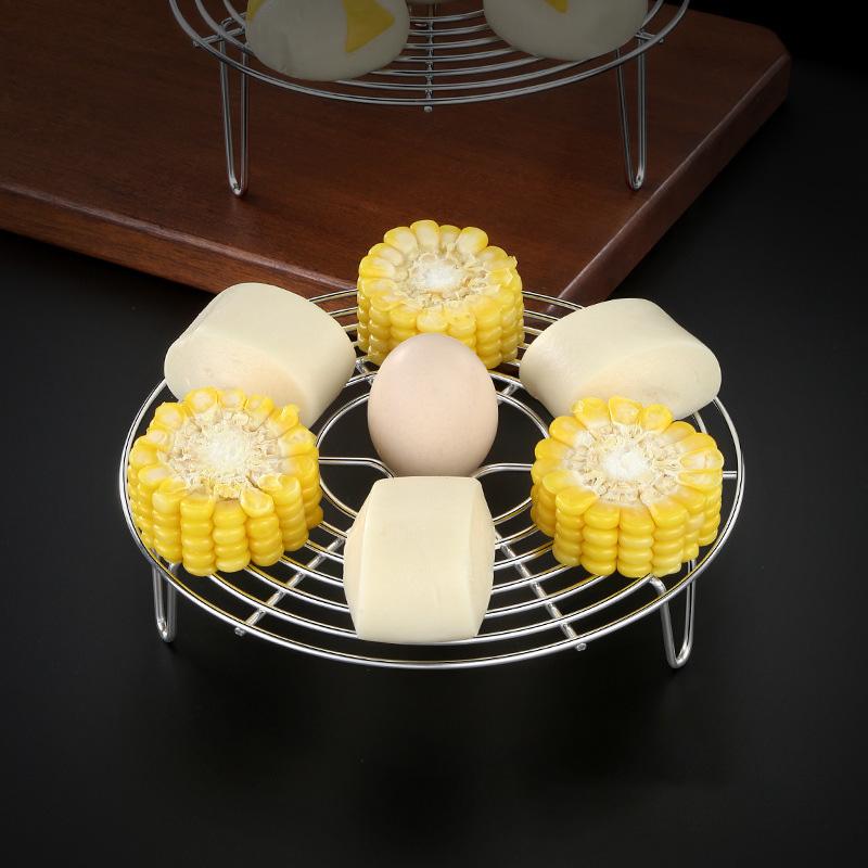 304 нержавеющая сталь подставка для пароварки пельмени яйца еда паровой противень круглая посуда рисоварки аэрофритюрница подставка кухонные принадлежности