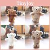 Teddy Plush Bear Keychain Pp Cotton Filled Bag Decor Kids Gift Animal Stuffed