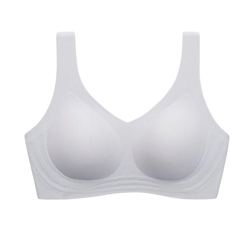 Женское нижнее белье без следов, женская маленькая грудь, латексный желейный бюстгальтер, спортивный бюстгальтер с фиксированной чашкой