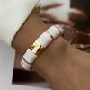 Geometric Shape Dripping Oil Bracelet Vintage Punk Style Exaggerated Bangle  Party Occasion