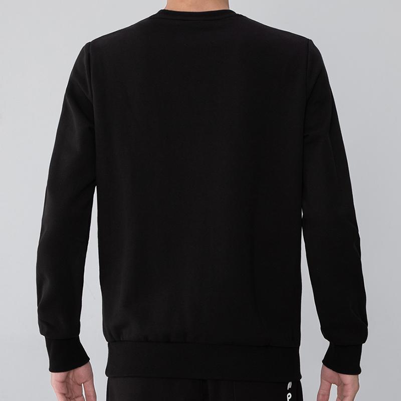 Puma Толстовка с круглым вырезом Classics Metallic Logo Print Мужские топы Черный 531367-01