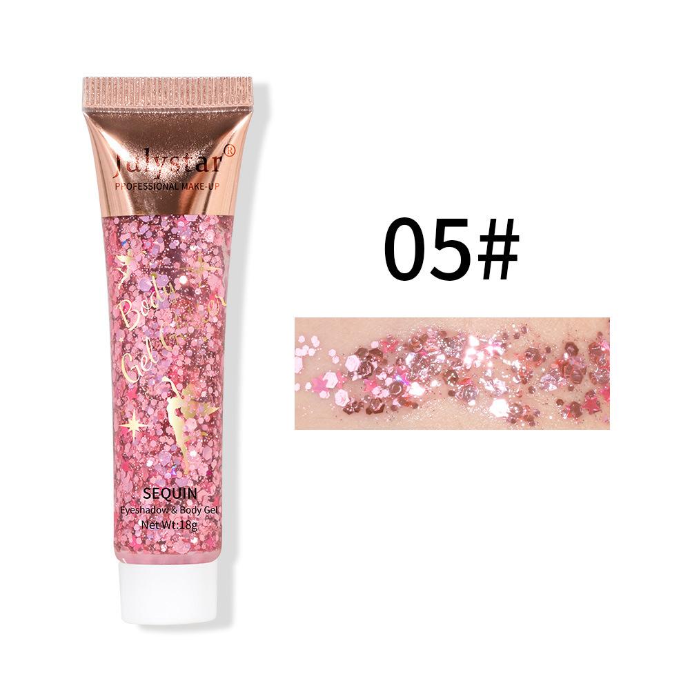 Чешуя русалки Гелевые блестки Тени для век Жидкие тени для лица Губы Цветные тени для тела Поляризованные сценические блестки Тени для век