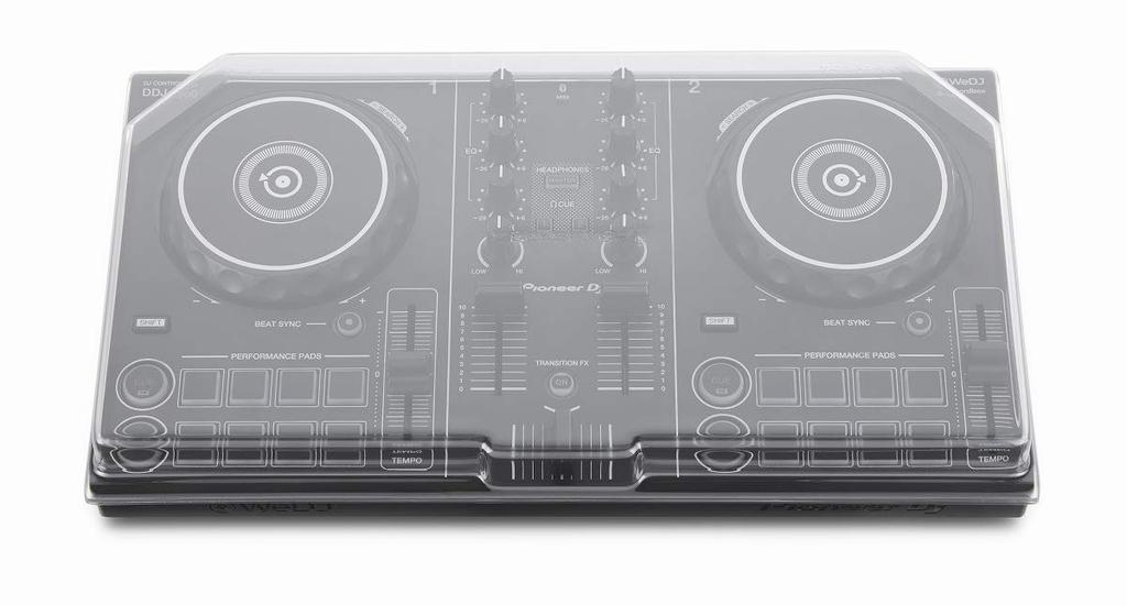 DECKSAVER Impact-Resistant Cover for Pioneer DJ DDJ-200 (DSLE-PC-DDJ200)