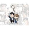 Manwha Jinx Joo Jaekyung Anime Keychain Kim Dan Men Key Chain Women  Creative Cute Figure Acrylic Keyring Pendant Gift