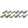 TOMYTEC The Bus Collection Bus Collection 34th Edition, 12-Piece Box, Diorama Supplies, 331834