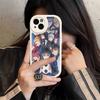 Футбольное Аниме B-Blue L-Lock Кожаный Чехол для Телефона Для IPhone 16 16e 15 14 13 12 11 Pro Max Plus Mini Чехол