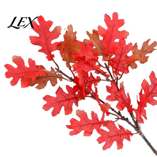 Realistic Artificial Tulips Maple Leaves, Faux Silk Hanging Plant for Home Decor, Cascading Flowers Leaves Wall Wedding Party DIY Floral Arrangements