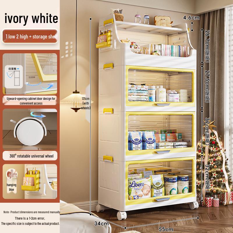 Складной шкаф для хранения для детей - Шкаф для одежды, Органайзер для одежды, Полка для игрушек и закусок