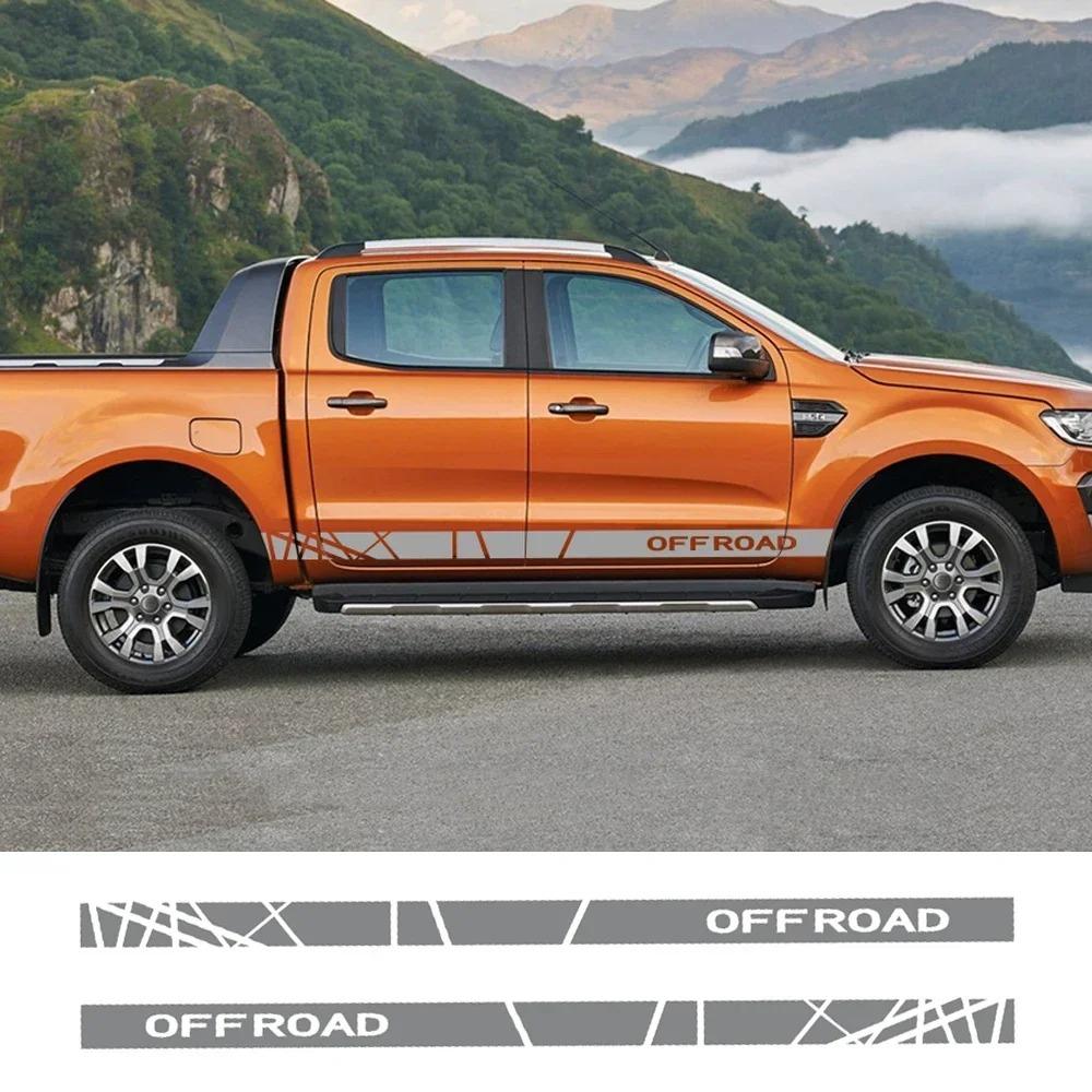 Наклейки для декора пикапа для бездорожья для Toyota Hilux Ford Ranger Dodge Isuzu Dma Nissan NAVARA Mitsubishi L200 Автоаксессуары