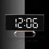 Светодиодный цифровой будильник с изогнутым экраном, бесшумные электронные часы для спальни, большой экран, домашний декор, принадлежности