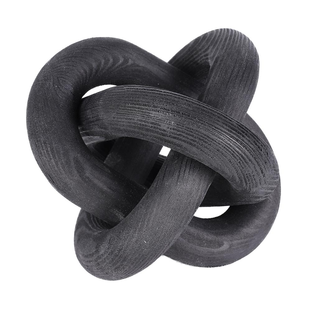 Wood Chain Link Hand Carved for Table Tiered Tray Rustic Wood Link